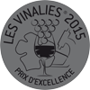 MACARON MEDAILLE ARGENT LES VINALIES 2015